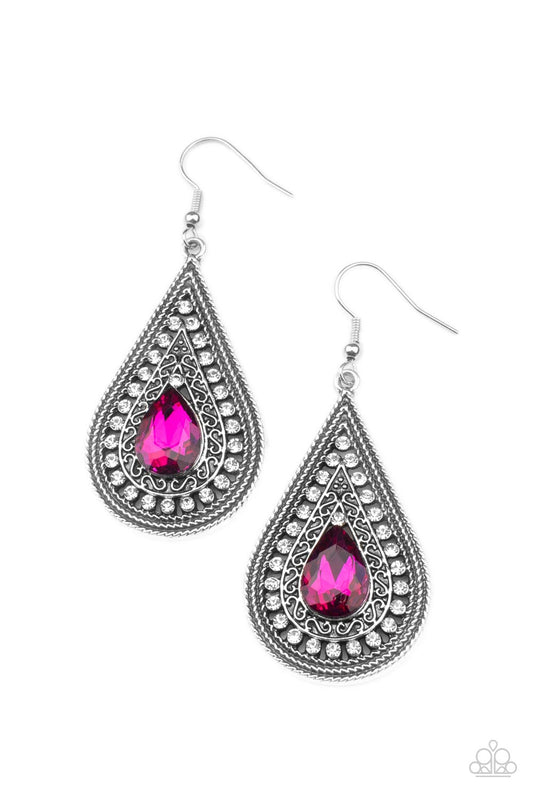Metro Masquerade Pink Earring
