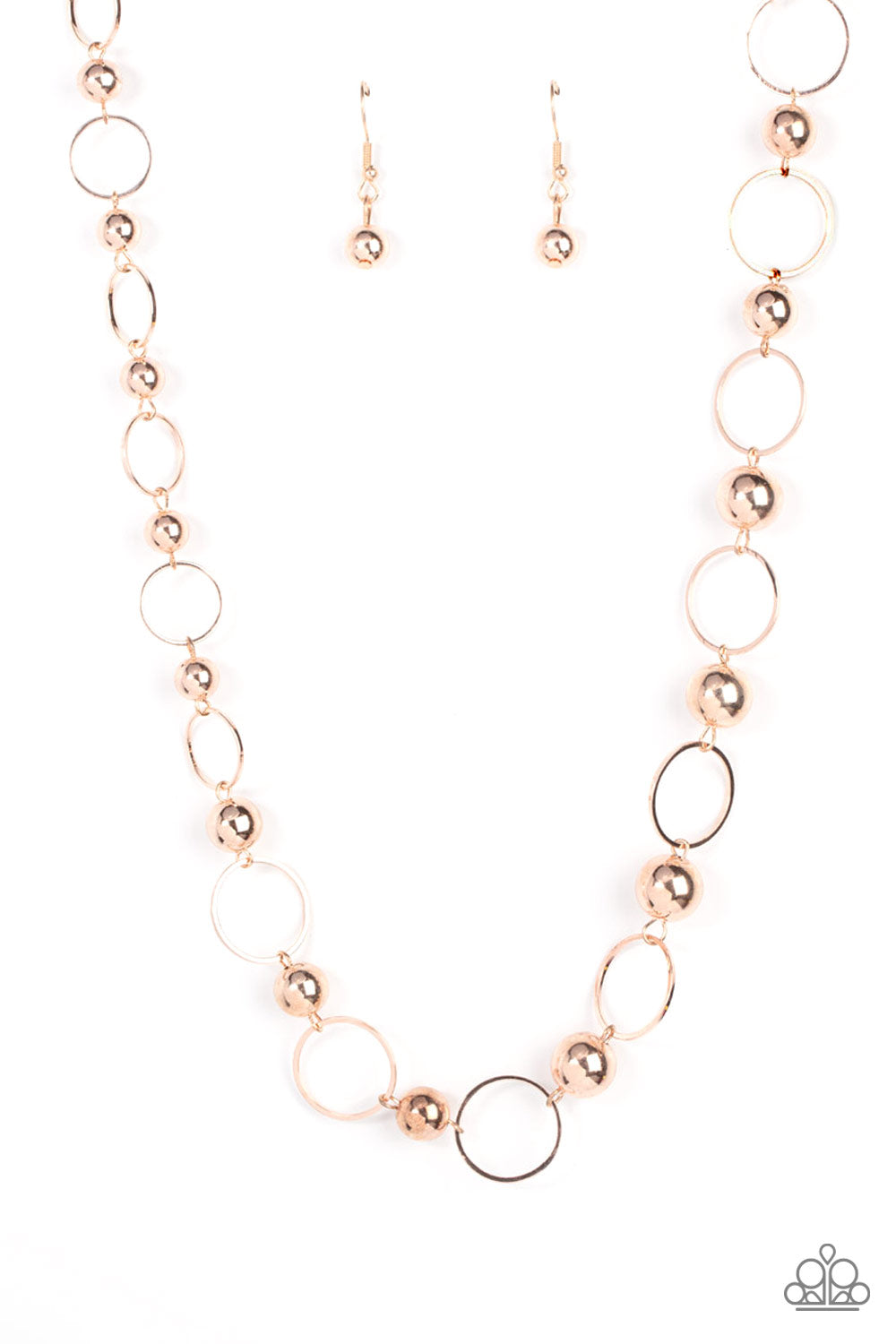 Metro Milestone - Rose Gold Necklace
