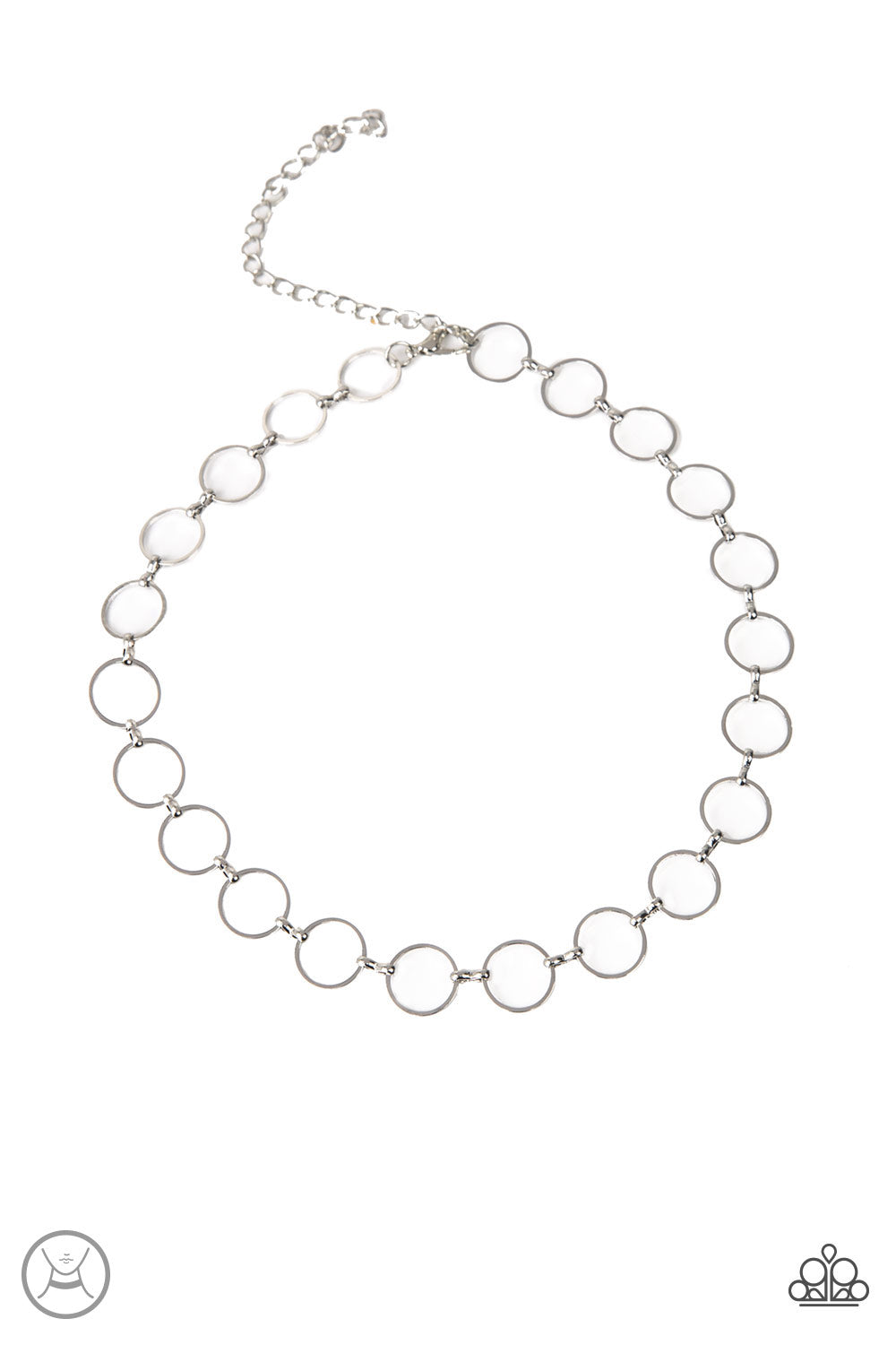 Metro Spunk Silver Necklace