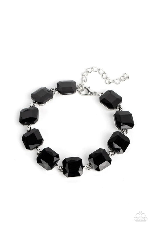 Mind-Blowing Bling  -  Black Bracelet