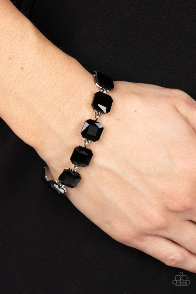 Mind-Blowing Bling  -  Black Bracelet