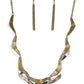 Mixed Metal Mecca - Brass Necklace