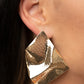 Modern Maverick - Gold Earring