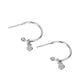 Modern Model - Silver Earrings