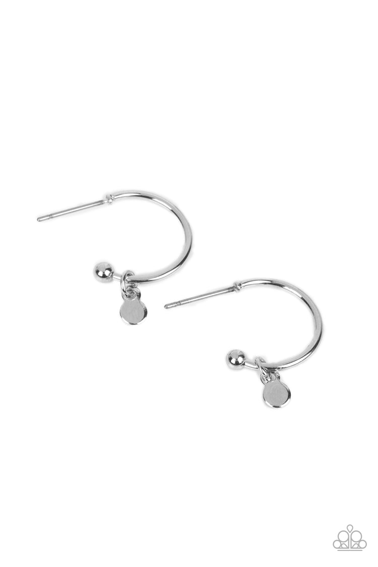 Modern Model - Silver Earrings