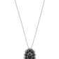 Mojave Medallion Black Necklace