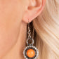 Mojave Mogul - Orange Earring