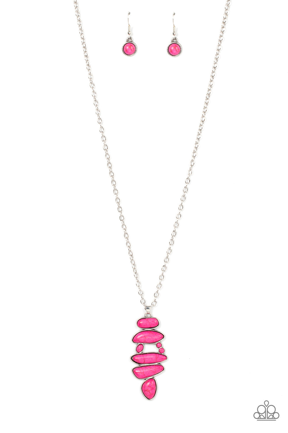 Mojave Mountaineer - Pink Necklace