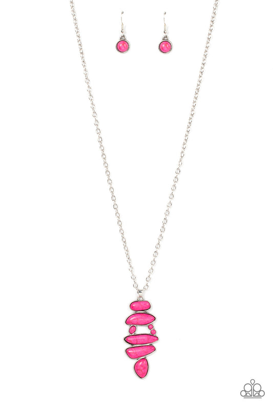Mojave Mountaineer - Pink Necklace