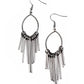 Mood Swing - Black Earring