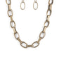 Motley In Motion Brass Necklace