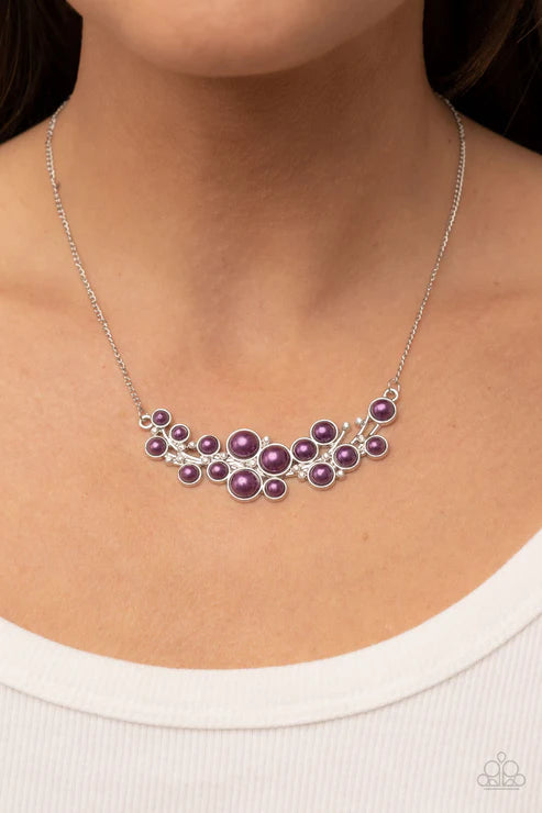 My Yacht or Yours - Purple Necklace