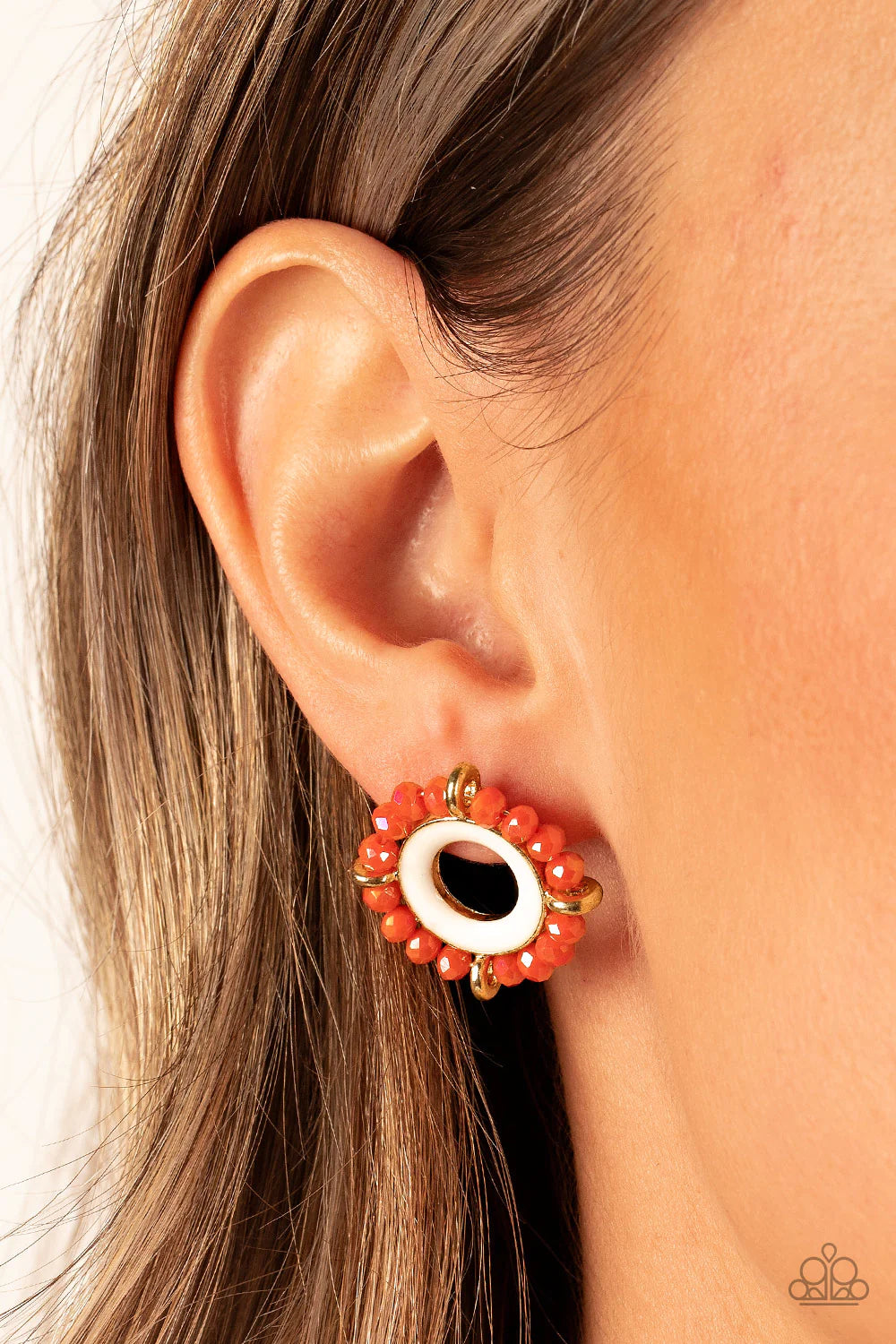 Nautical Notion - Orange Earrings