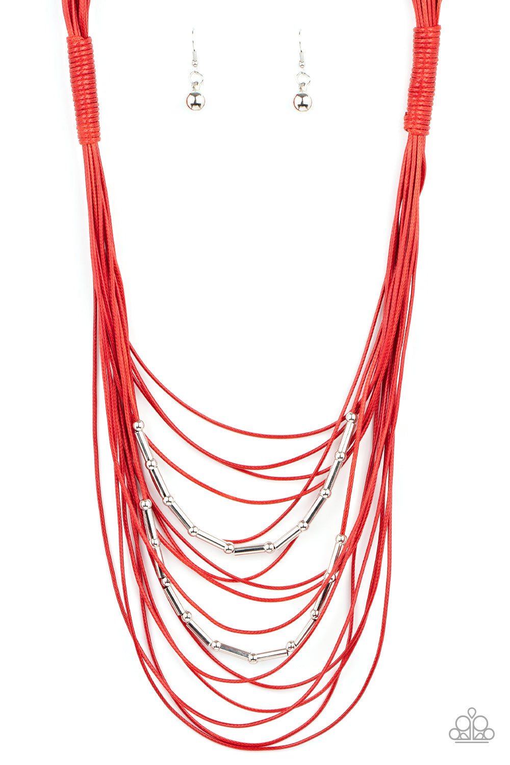 Nice CORD-ination Red Necklace
