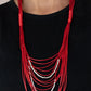 Nice CORD-ination Red Necklace