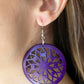 Ocean Canopy - Purple Earring