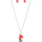 Off the FLOCK Red Necklace