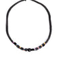 Oil Spill Orbit - Black Necklace