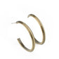 On The Brink - Brass Earring