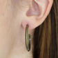 On The Brink - Brass Earring