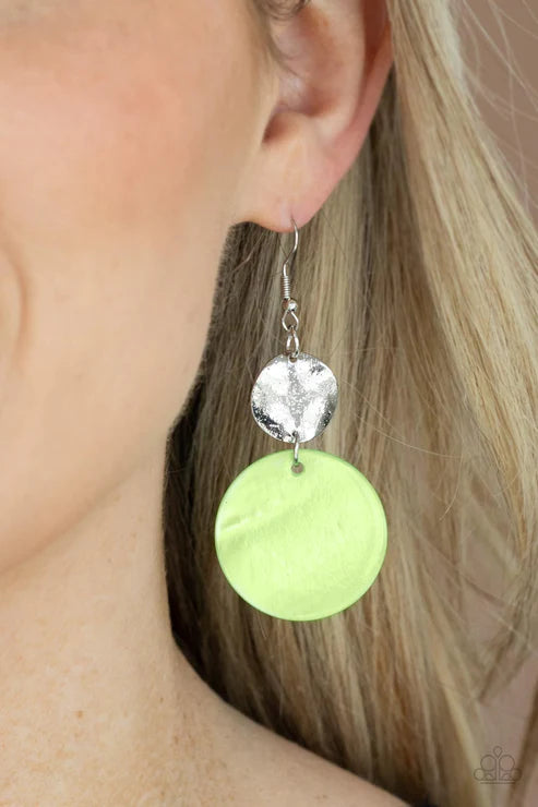 Opulently Oasis Green Earring