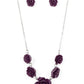 PRIMROSE and Pretty - Purple Necklace