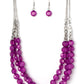 Pacific Picnic - Purple Necklace