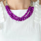 Pacific Picnic - Purple Necklace
