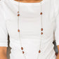 Pacific Piers - Brown Necklace