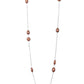 Pacific Piers - Brown Necklace