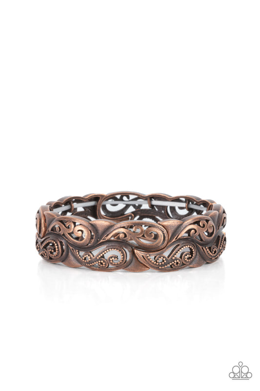 Paisley Portico - Copper Bracelet