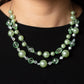 Parisian Pearls - Green Necklace