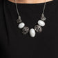 Patterned Paisley Silver Necklace