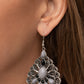 Peacock Prance - Silver Earring