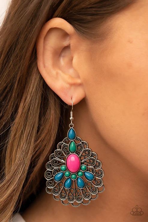 Peacock Prance Multi Earring