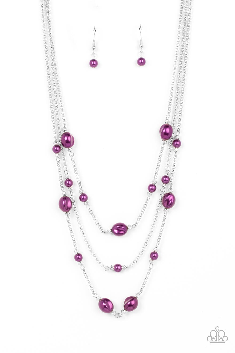 Pearlicious Pop - Purple Necklace