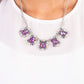 Pearly Pond - Purple Necklace