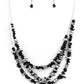 Placid Pebbles Black Necklace