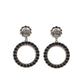 Playfully Prairie - Black Earring