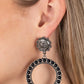 Playfully Prairie - Black Earring