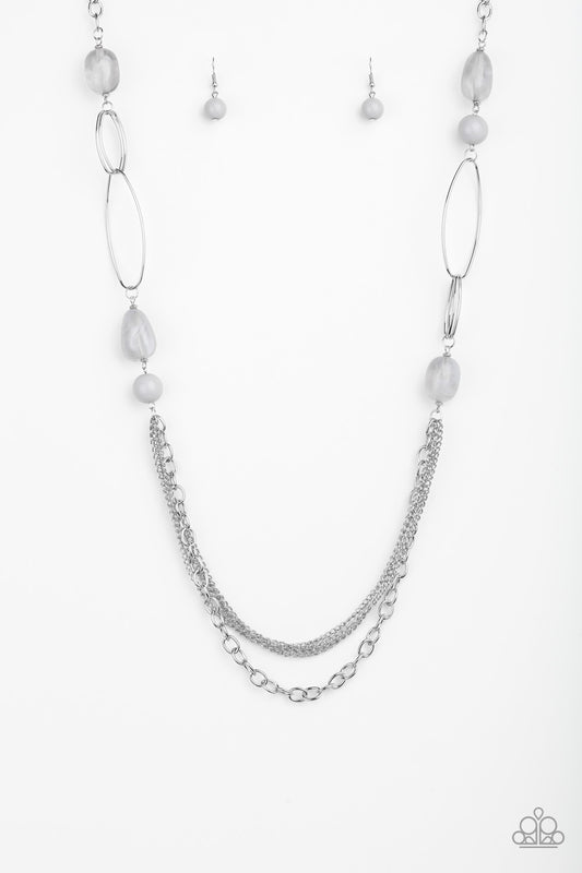 Pleasant Promenade - Silver Necklace