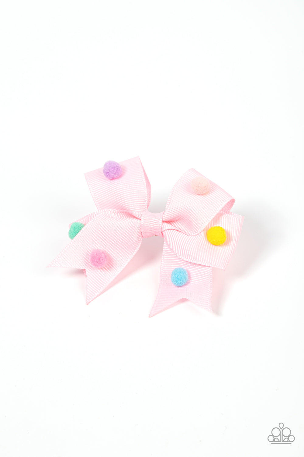 Pom Poms Promenade - Pink Hair Clip