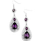 Posh Pageantry - Purple Earring