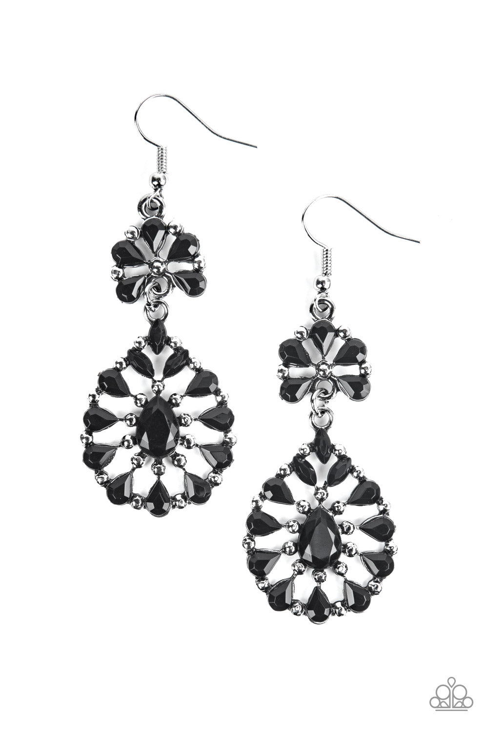 Posh Palooza - Black Earring