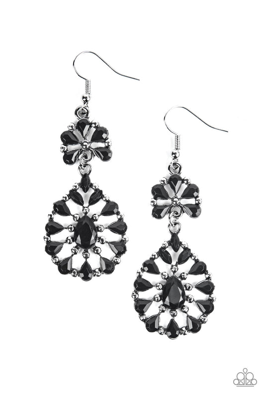 Posh Palooza - Black Earring