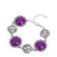 Positively Poppy - Purple Bracelet