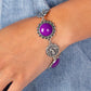 Positively Poppy - Purple Bracelet