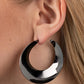 Power Curves - Black Earrings