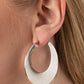 Power Curves - Silver Earrings