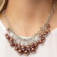 Powerhouse Pose - Brown Necklace
